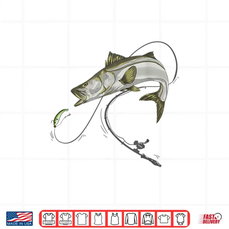 Design Snook fishing lure Robalo Sergeant Fish Linesider Soapfish Shirt