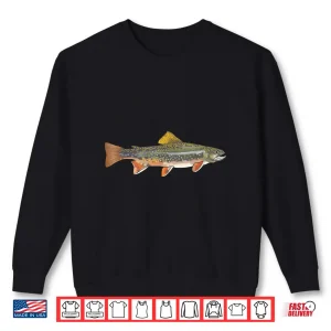 Sweatshirt Speckled Brook Trout Graphic Freshwater Fishing Gift Shirt