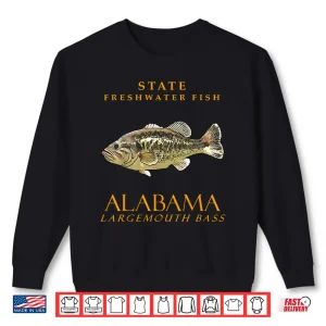 Sweatshirt Alabama Territory Freshwater Fish The Largemouth Bass Shirt