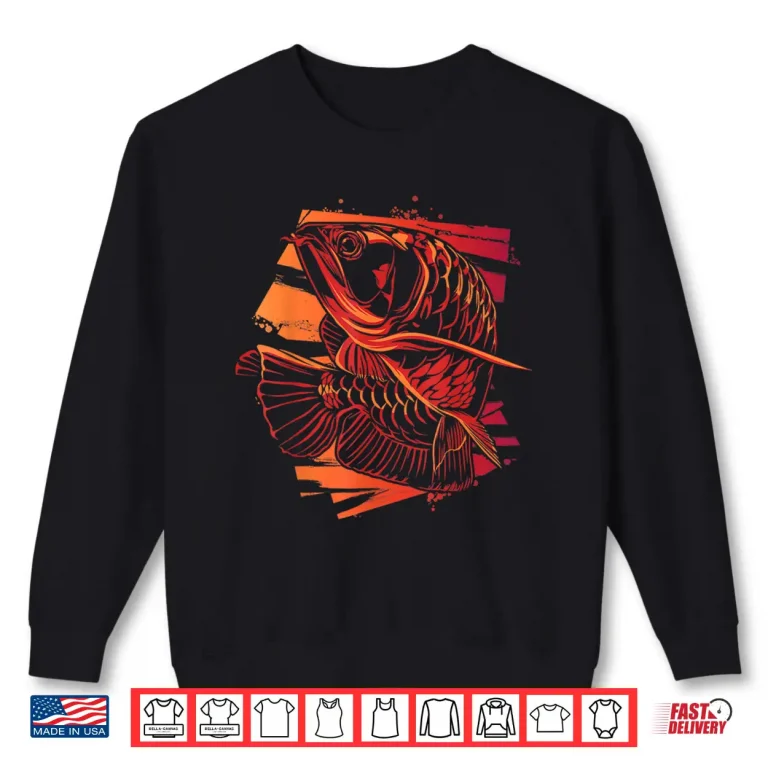 Sweatshirt Aquarist Arowana Fish Aquascaping Freshwater Fish Keeping Shirt