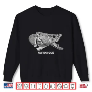 Sweatshirt Arapaima Pirarucu Paiche Freshwater Fish Keeper Monster Fish Shirt
