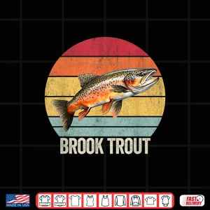 Design Brook Trout Vintage Freshwater Brook Trout Shirt
