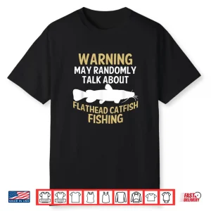 Flathead Catfish Fishing Graphic Freshwater Fish Gift Shirt