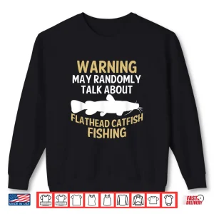 Sweatshirt Flathead Catfish Fishing Graphic Freshwater Fish Gift Shirt