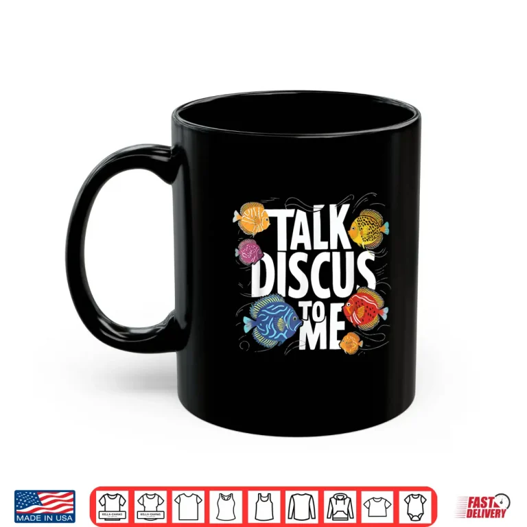 Mug Discus Fish Cichild Fish Lover Freshwater Aquarium Fish Shirt