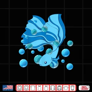 Design Freshwater Aquarium Siamese Fighting Fish Lover Betta Fish Shirt