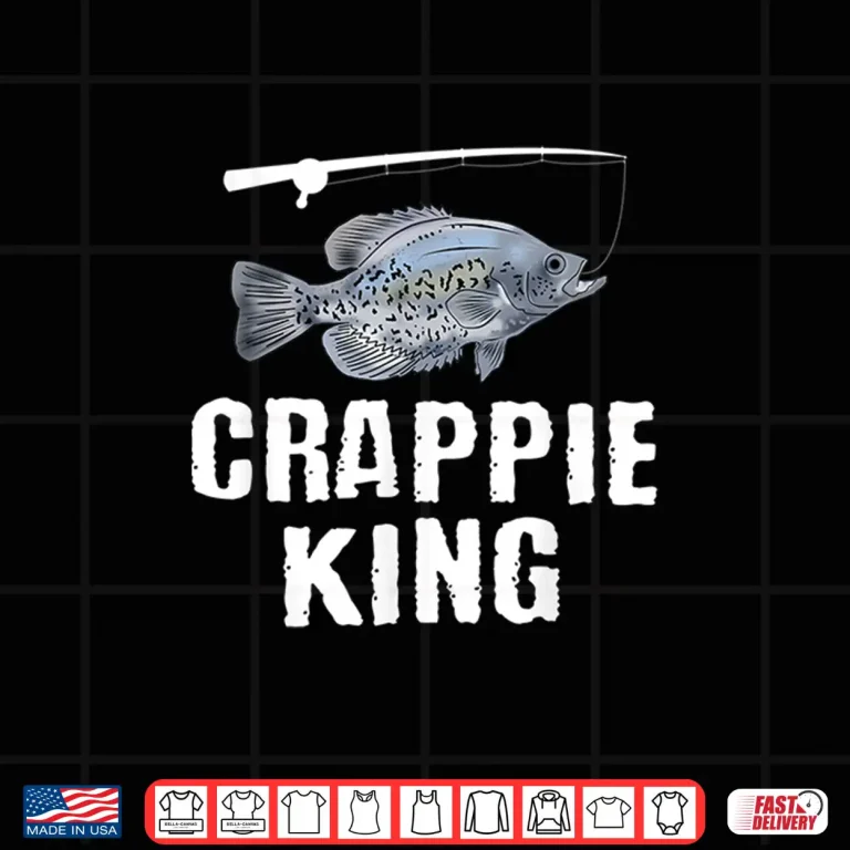 Design Funny Crappie Fishing Pan Fish Freshwater Fisherman Gift Shirt