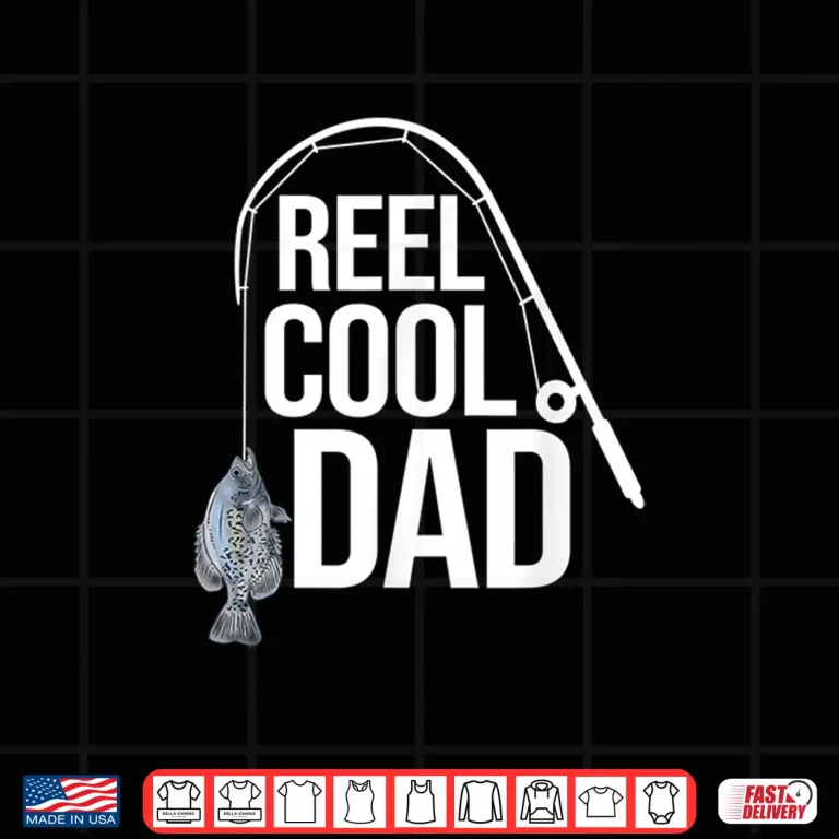 Design Mens Fun Crappie Fish ing Dad Freshwater Angler Fathers Day Gift Shirt