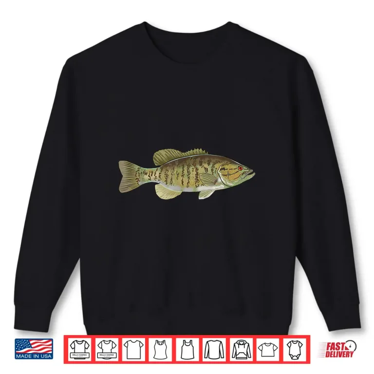Sweatshirt Smallmouth Bass Graphic Freshwater Fish ing Gift Idea Shirt