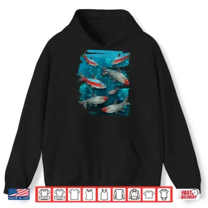 Hoodie Tetra Freshwater Fish Pet Fishing Aquarium Fish Tank Lover Shirt