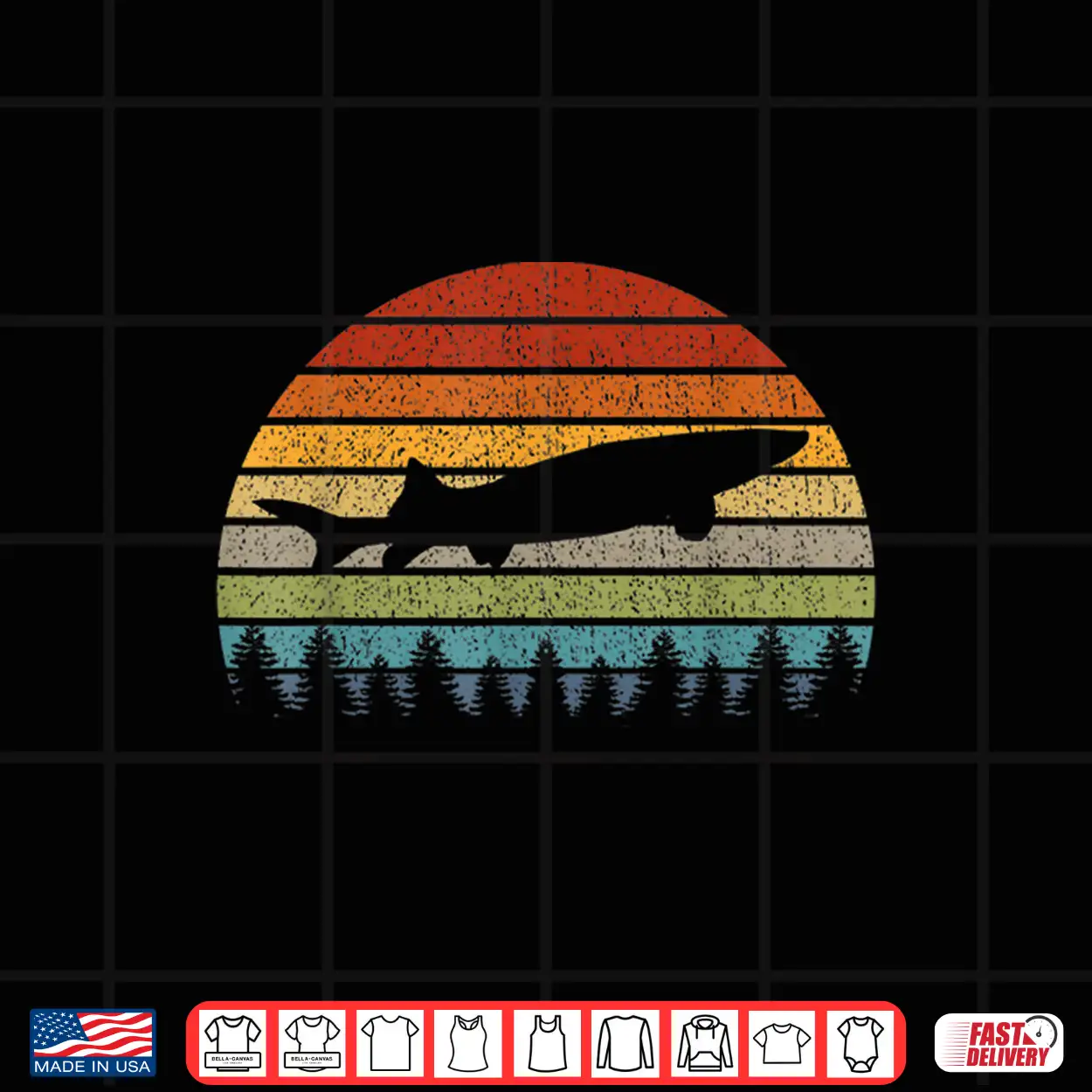 White Sturgeon Retro Freshwater Fishing Men Women Kids Gift Shirt White Sturgeon Retro Freshwater Fishing Men Women Kids Gift Shirt