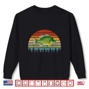 Sweatshirt Bluegill Sunfish Fishing Retro Freshwater Fish Vintage Gift Shirt