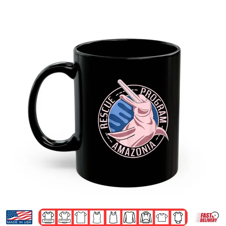 Mug Boto Dolphin Amazonia Rainforest Conservation Shirt