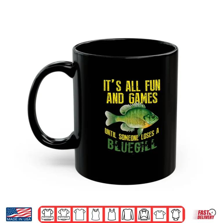 Mug Bluegill Sunfish Fishing Shirt Freshwater Fish Shirt Gift