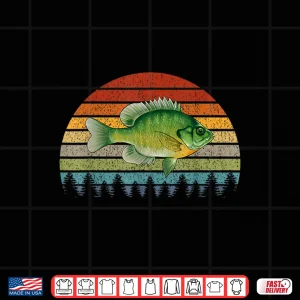Design Bluegill Sunfish Fishing Retro Freshwater Fish Vintage Gift Shirt