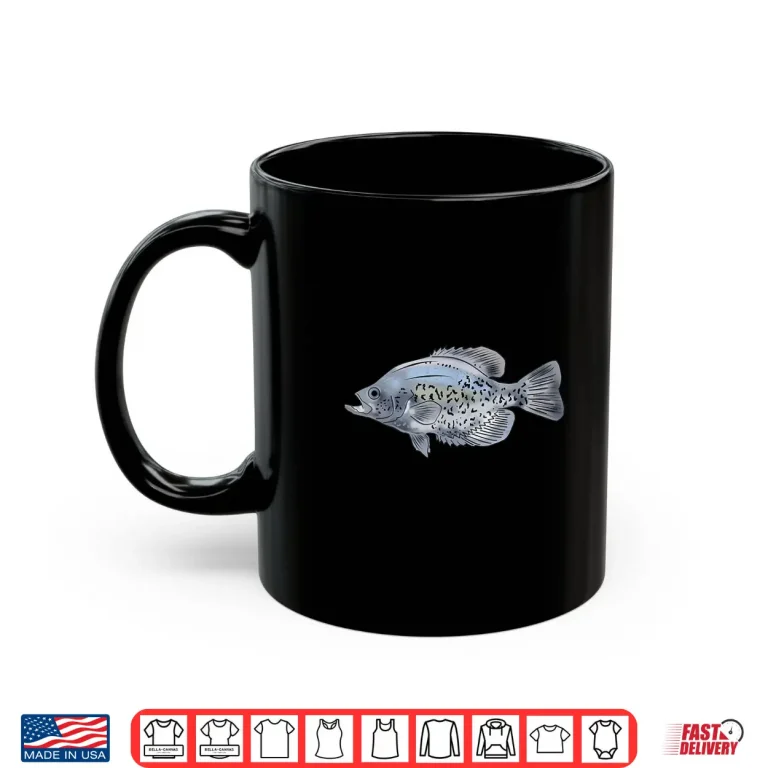 Mug Crappie Fishing Graphic Freshwater Fish Fathers Day Gift Shirt