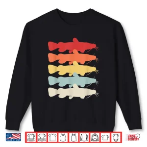 Sweatshirt Flathead Catfish Fishing Retro Vintage Freshwater Gift Shirt
