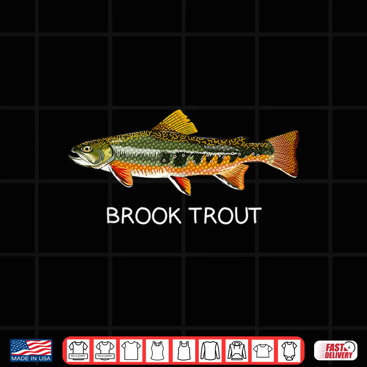 Brook Trout Freshwater Game Fish Shirt Brook Trout Freshwater Game Fish Shirt