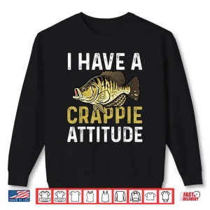 Sweatshirt Funny Crappie Fisherman Apparel Freshwater Fishing Shirt