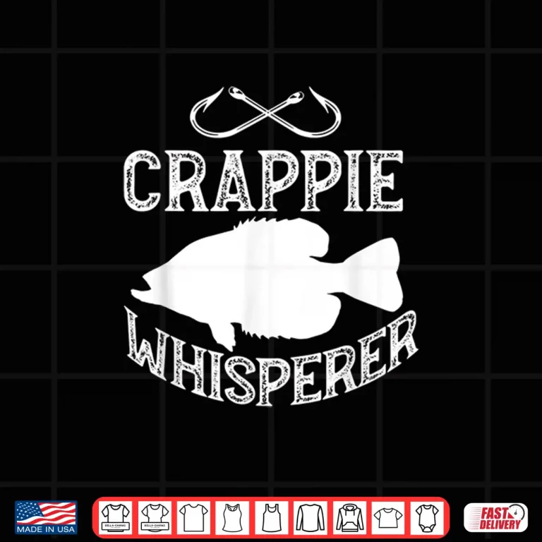 Design Funny Crappie Fishing Graphic Freshwater Fish Angler Gift Shirt
