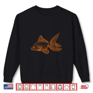 Sweatshirt Goldfish Freshwater Aquarium Fish Shirt