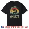 I Wonder If Walleye Think About Me Fishing Humor Lover Gifts Shirt