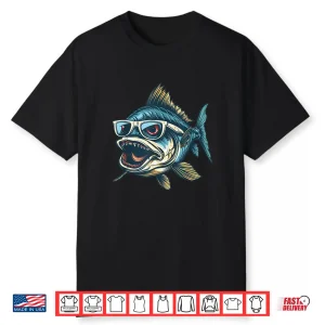 Piranha With Sunglasses Shirt