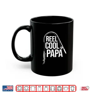 Mug Mens Fun White Sturgeon Fishing Papa Freshwater Fathers Day Gift Shirt