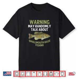 Smallmouth Bass Fish Graphic Freshwater Fishing Gift Shirt