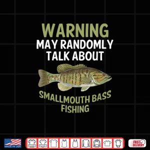 Design Smallmouth Bass Fish Graphic Freshwater Fishing Gift Shirt