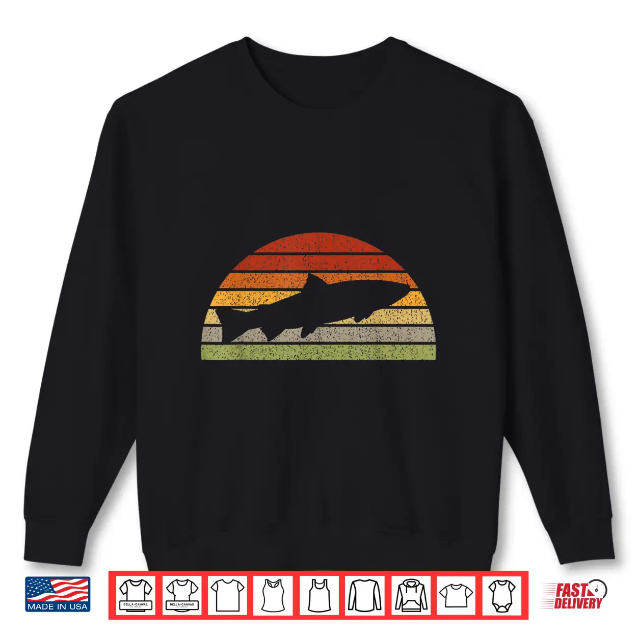 Steelhead Fishing Trout Salt Freshwater Fish Retro Gift Shirt Steelhead Fishing Trout Salt Freshwater Fish Retro Gift Shirt