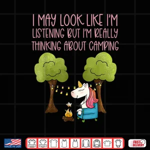 Camping For Girls Women Campers Childrens Glamping Unicorn Shirt 4 Design Camping For Girls Women Campers Childrens Glamping Unicorn Shirt