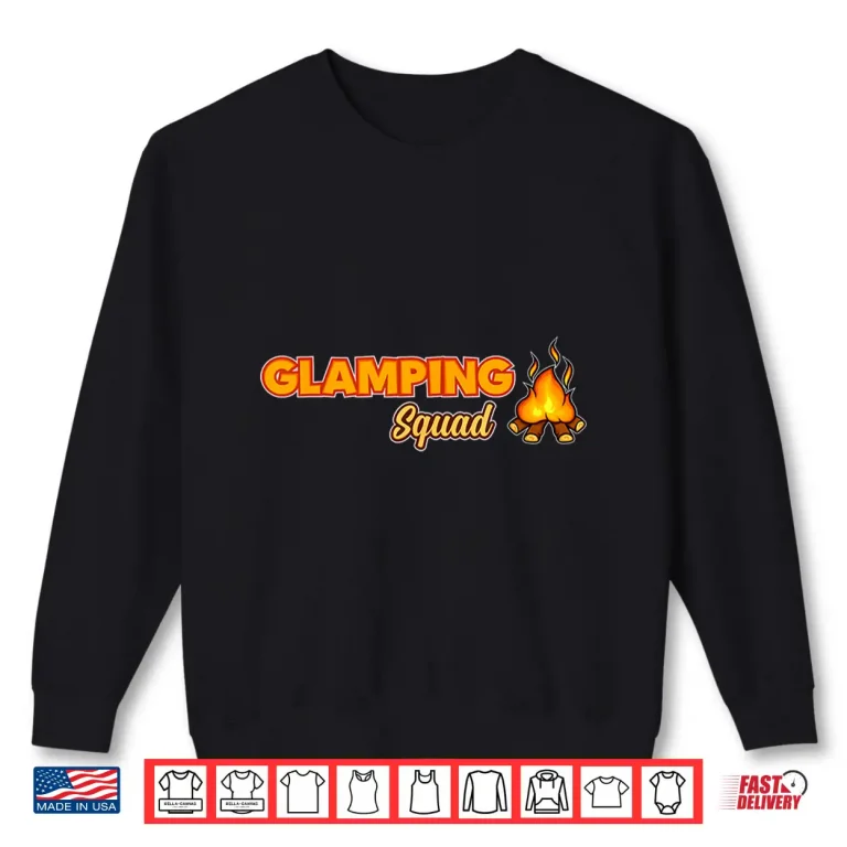 Sweatshirt Cool Glamping Art For Men Women Outdoorsy RV Camping Glamper Shirt