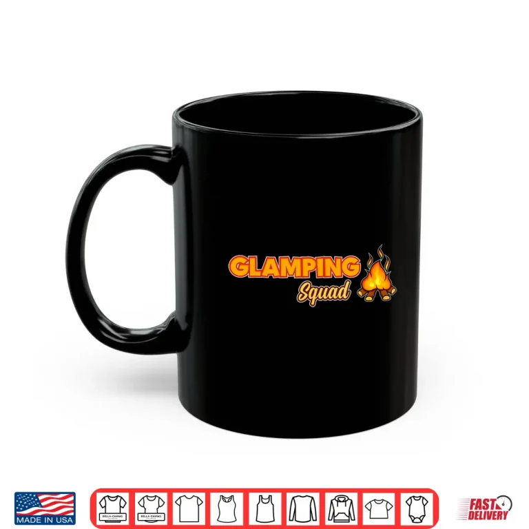 Mug Cool Glamping Art For Men Women Outdoorsy RV Camping Glamper Shirt