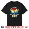 Funny Glamping Fire Making Flint Primitive Camping Bushcraft Shirt