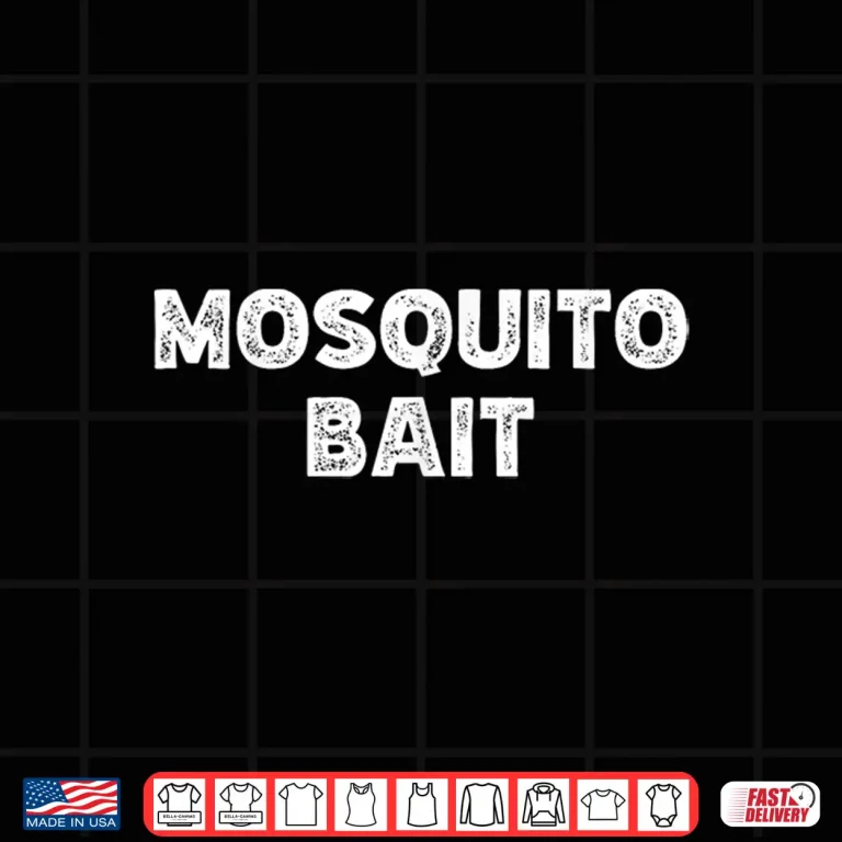 Design Funny Camping Glamping Mosquito Bait Shirt
