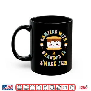 Mug Kids Camping with Grandpa is Smore Fun Girls Camping Smores Shirt