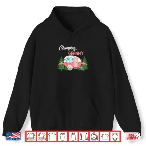 Womens Glamping Granny Costume Camping Rv Flamingos Gift Camper Shirt 1 Hoodie Womens Glamping Granny Costume Camping RV Flamingos Gift Camper Shirt