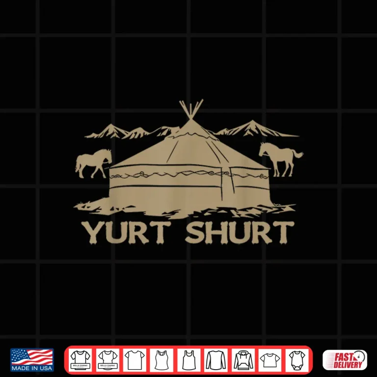 Design Yurt Shurt Mountains Yurt Life Glamping Shirt