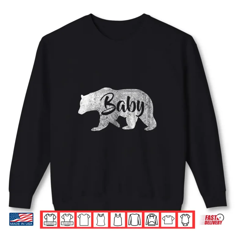 Sweatshirt Baby Bear Shirt Awesome Camping Little Ones Tee