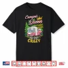 Camper Queen Classy Sassy And A Bit Crazy Pink Rv Motorhome Shirt