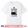 Camping T Shirt Queen Of The Camper Rv Glamping Tee Shirt