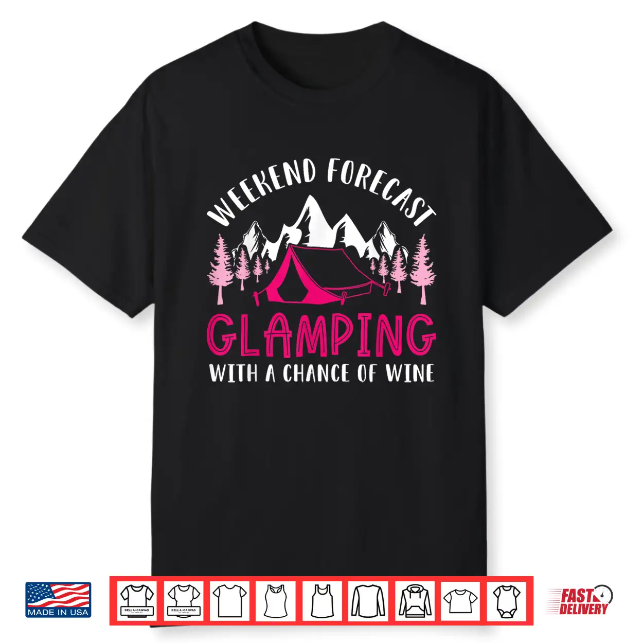 Funny Glamper Camping Shirt Funny Glamper Camping Shirt