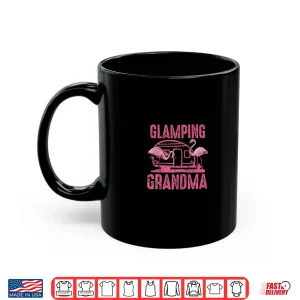 Mug Glamping Grandma Cute Camping RV Flamingos Shirt