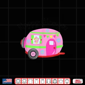 Design Happy Glamper Camping Camper Glamping Adventure Shirt