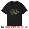 Retro Funny Glamping Squad Glamper Happy Camping Gift Shirt