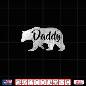 Design Mens Daddy Bear Long Sleeve Camping Shirt