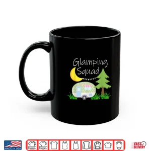 Mug Women Glamping Squad Family Road Trip Cute Camper Queen Girl Shirt
