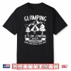 Glamping It’S Like Camping With Electricity Funny Camper Shirt