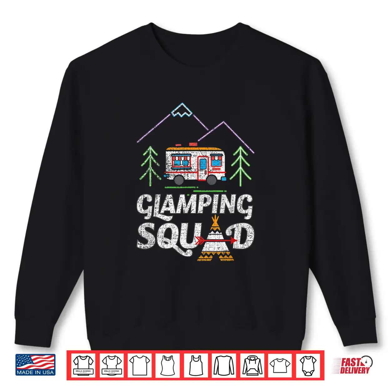 Glamping Squad Fun Rv Camping Quote For Classy Campers Shirt Glamping Squad Fun Rv Camping Quote For Classy Campers Shirt